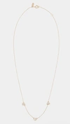 ADINA REYTER 14k Pavé Folded Heart Chain Necklace,ADINA20281