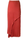 ALCAÇUZ PLEATED KNIT NUBIA SKIRT