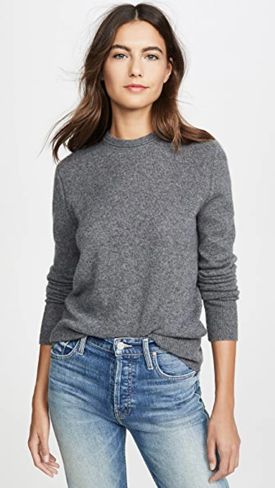 Equipment Sanni Cashmere Crewneck Sweater In Charcoal