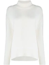 ALLUDE ROLL NECK JUMPER