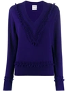 BARRIE RUFFLE TRIM JUMPER