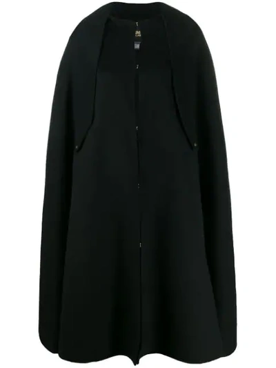 Cavalli Class Oversized Flared Cape In Black