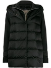 Herno Layered Padded Jacket In Black