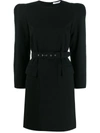 GIVENCHY BELTED STRUCTURED DRESS