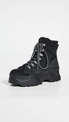 Buffalo Fendo Lace Up Boots In Black