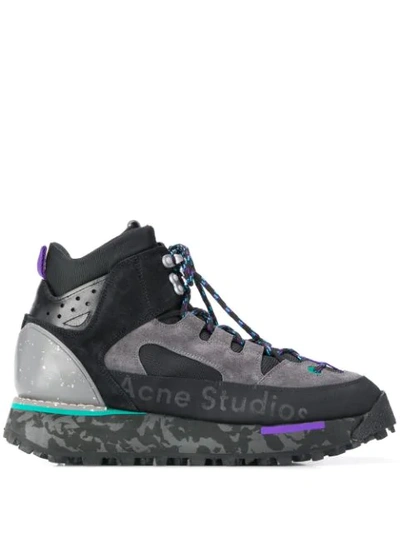 Acne Studios 登山靴 Multi Black In Trekking Boots