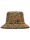 GUCCI CHECKED BUCKET HAT