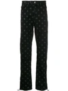 GEO MONOGRAM PRINT TROUSERS