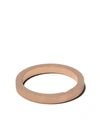 LE GRAMME 18KT RED GOLD BRUSHED 5 GRAMS DIAMOND BAND