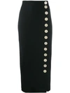 A.W.A.K.E. BUTTONED PENCIL SKIRT