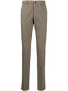 INCOTEX CONCEALED FRONT FASTENING REGULAR TROUSERS