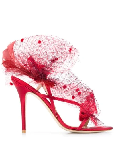 Andrea Mondin Anne 105 Sandals In Red