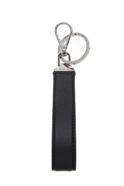 Pre-owned Prada Saffiano Keychain