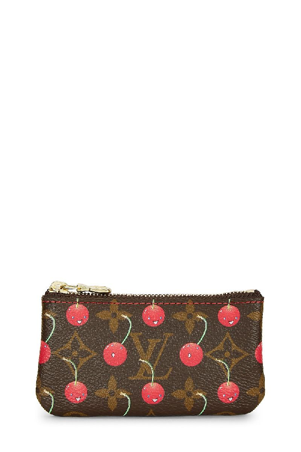 Louis Vuitton Takashi Murakami X Monogram Cherry Clefs & Key Holder | ModeSens