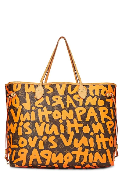 Pre-owned Louis Vuitton Stephen Sprouse X  Monogram Graffiti Neverfull Gm
