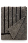 CHANEL Grey Terry Cloth Beach Towel