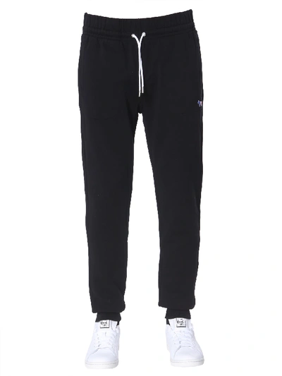 Maison Kitsuné Jogging Pants In Black