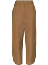 MARKOO HIGH-RISE BALLOON-LEG TROUSERS