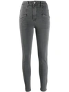 Isabel Marant Étoile Anthra Jeans In Grey