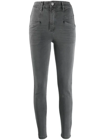 Isabel Marant Étoile Anthra Jeans In Grey