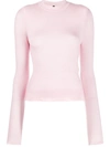 Ben Taverniti Unravel Project Destroyed Detail Jumper In Pink
