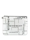 GIVENCHY ALL OVER LOGO CLUTCH