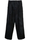 YOHJI YAMAMOTO CROPPED LOOSE FIT TROUSERS