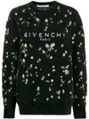 GIVENCHY 花卉纹理毛衣