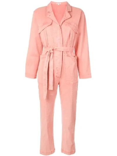 Alex Mill Expedition Twill Jumpsuit In Citypink
