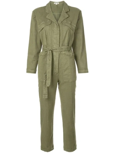 Alex Mill Expedition Twill Jumpsuit In Green