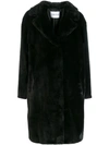 STAND STUDIO FAUX FUR TRENCH COAT