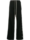 RICK OWENS DRKSHDW FLARED TRACK TROUSERS