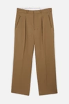 AMI ALEXANDRE MATTIUSSI WIDE FIT PLEATED TROUSERS,H19T40024213816930
