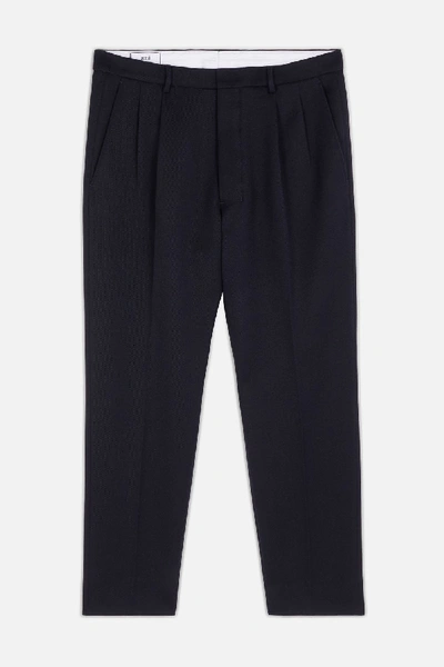 Ami Alexandre Mattiussi High-waisted Trousers In Blue