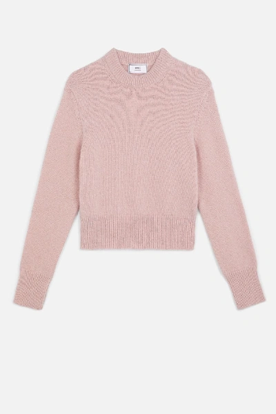 Ami Alexandre Mattiussi Women's Crewneck Sweater In Pink