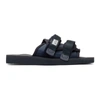 SUICOKE SUICOKE NAVY MOTO-CAB SANDALS