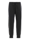 BRUNELLO CUCINELLI SILK GROSGRAIN BAND CASHMERE JOGGERS