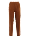 ETRO SATIN SIDE BAND WOOL TROUSERS