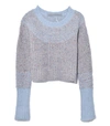 RAQUEL ALLEGRA Crop Sweater in Cloud Blue