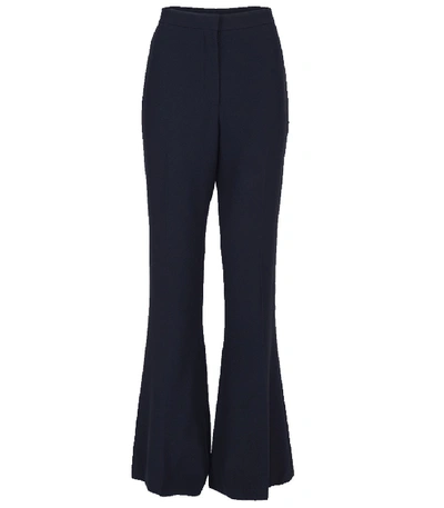 Alexander Mcqueen Sharp Flare Trouser In Black