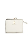 Marc Jacobs Mini Compact Wallet In Cream