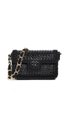 CATERINA BERTINI WOVEN SHOULDER BAG