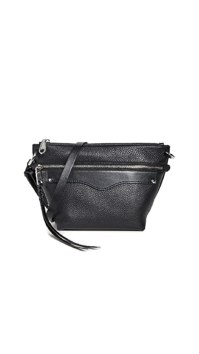 Rebecca Minkoff Women's Hayden Leather Crossbody Bag In Black