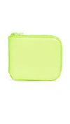 Acne Studios Kei Fluo Wallet In Fluo Yellow