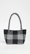 LOEFFLER RANDALL MINI BEADED TOTE BAG