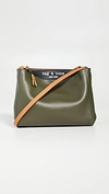 RAG & BONE PASSENGER CROSSBODY BAG OLIVE NIGHT/BLACK ONE SIZE,RAGBO44747