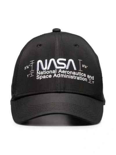 Heron Preston Baseballkappe Mit Nasa-stickerei In Black