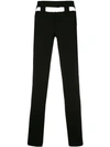 COMME DES GARÇONS HOMME DEUX CUT OUT WAISTBAND TROUSERS