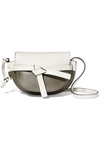 LOEWE GATE MINI TWO-TONE LEATHER SHOULDER BAG