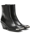 ACNE STUDIOS LEATHER ANKLE BOOTS,P00402790